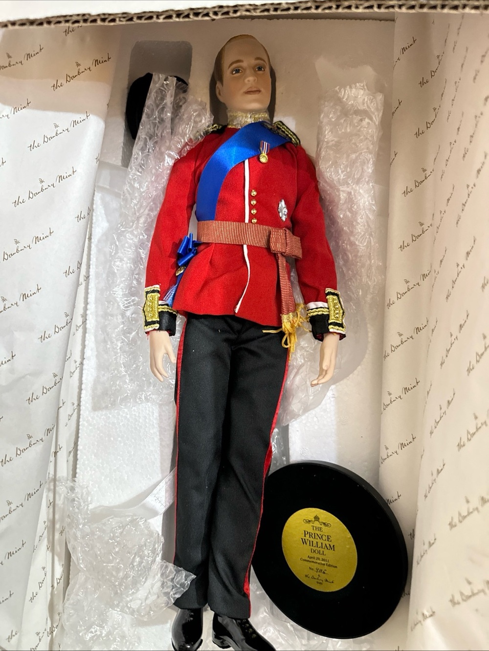 Danbury Mint Prince William Doll
